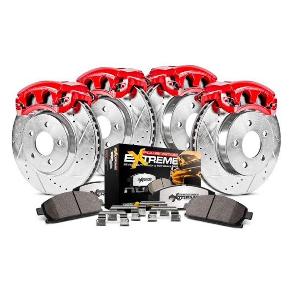 Front & Rear Z36 Truck & Tow Performance Brake Kit with Calipers