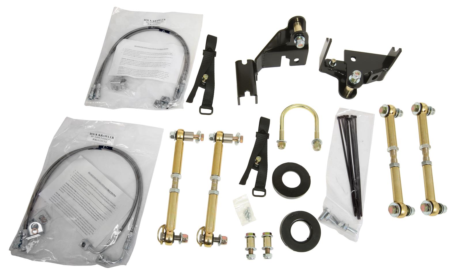 RKRRK06108 Suspension Lift Kits Components, Kit Box - JK & JKU 4.5 x Factor Box 2007-C JK & JKU