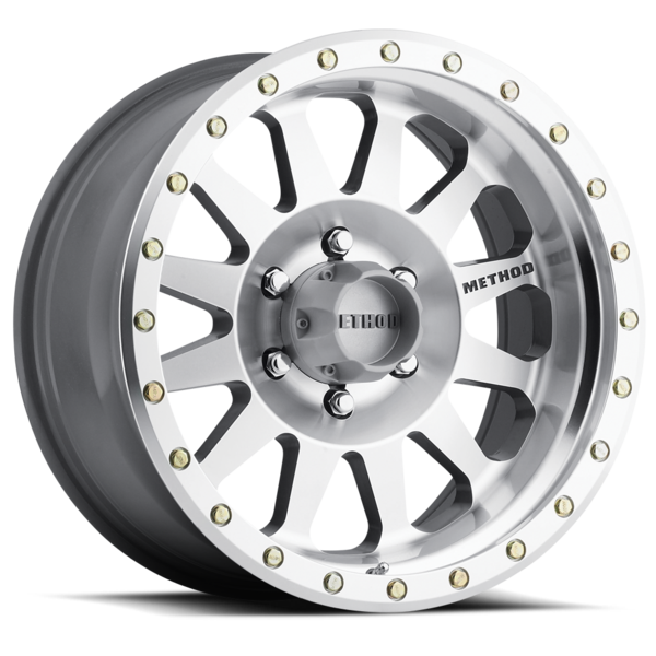 17 x 8.5 in. Double Standard 8 x 6.5 in. 4.75 in. Backspace Offset Wheel - Machined & Clear Coat