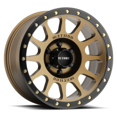 MRWMR30589058925 18 x 9 in. NV 5 x 15 in. 6.0 in. Backspace 25 mm Offset Wheel - Bronze & Black Street Loc