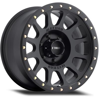 18 x 9 in. NV 8 x 17 in. Bolt Pattern 4.5 in. Backspace 12 mm Offset Wheel - Matte Black