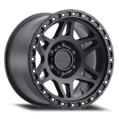 17 x 8.5 in. Offset 6 x 13 in. MR312 Wheel - Matte Black