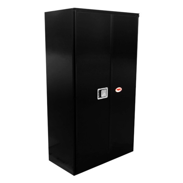 RKIV366318-20 36 x 63 x 18 in. Steel Vertical Box with Overlapping Doors, Black