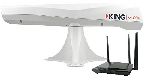 KIGKF1000 Automatic Directional WiFi Antenna with WiFiMax Router & Range Extender - White