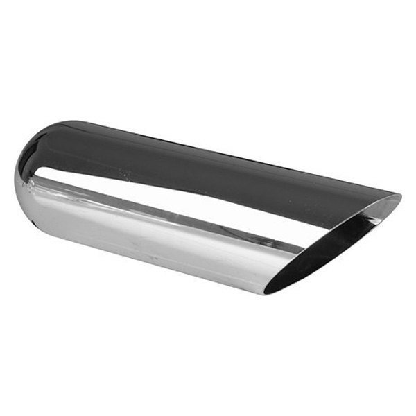 Picture of AP Exhaust Products APEXAC31212 12 in. Stainless Steel Round 45 Degree Angle Cut Weld-On Chrome Exhaust Tip