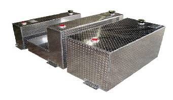 ATITTL100-B 100 gal L-Shaped Fuel Transfer Tank, Black