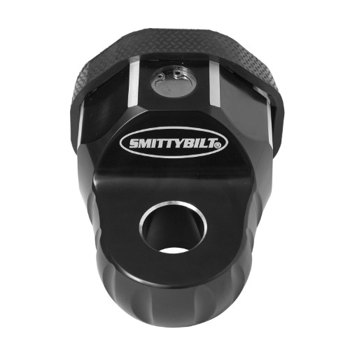 Smittybilt Aluminum Winch Shackle - Black (SMB2820)