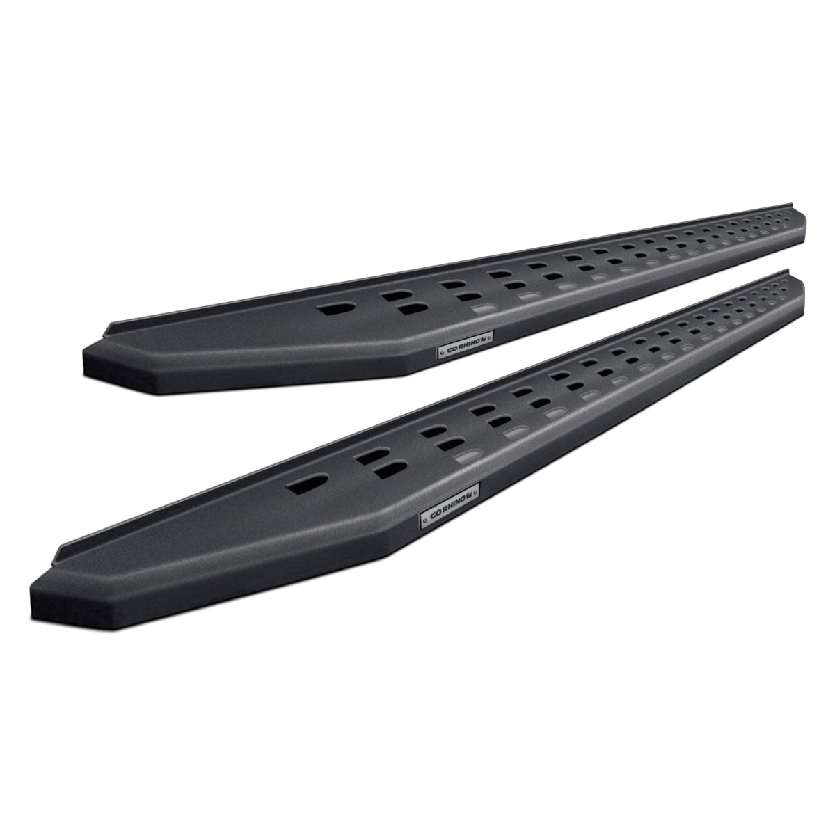 RHI69404887PC RB20 Steel Running Boards with Black Textured Powdercoated for 2019-2019 Silverado 1500 & Sierra 1500 Crew Cab