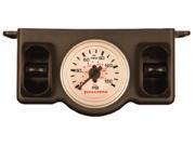 FIR2576 Plastic Dual Electric White Gauge