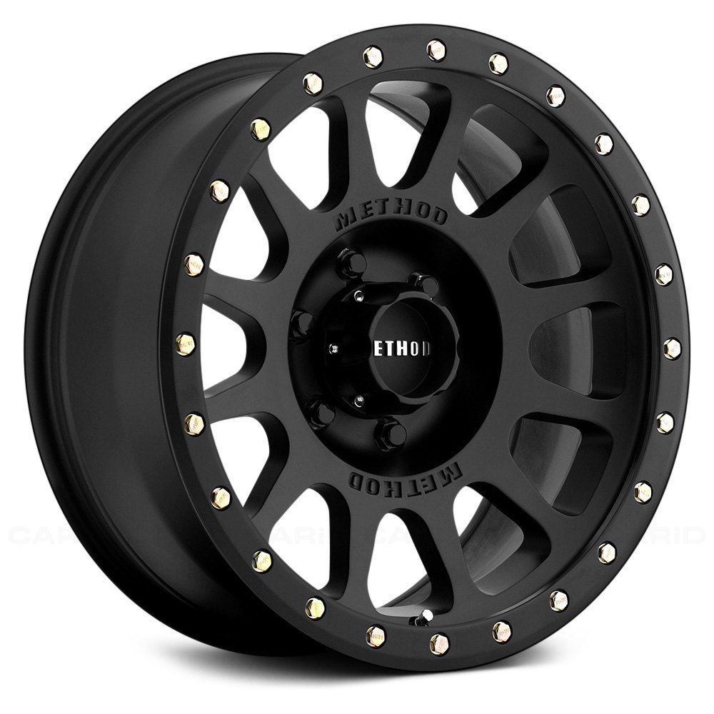 18 x 9 in. 305 NV Matte Black Wheels