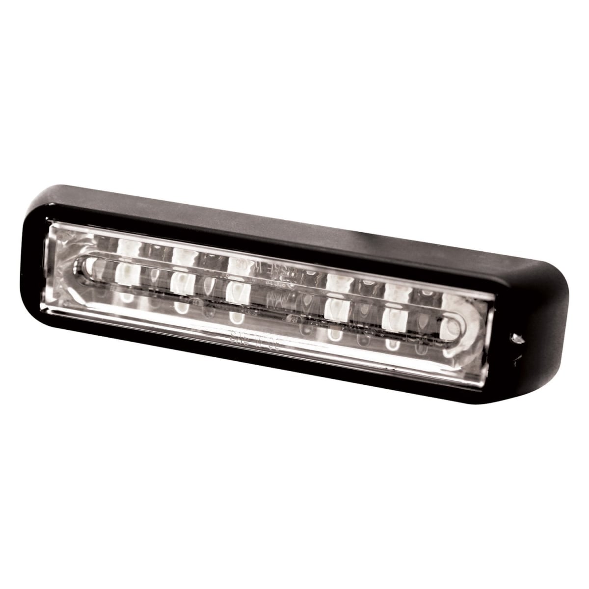 ECCED3766AB 1.5 in. 3766 Series 12-24VDC 11 Flash Patterns Bolt-on Mount Amber & Blue LED Strobe Light