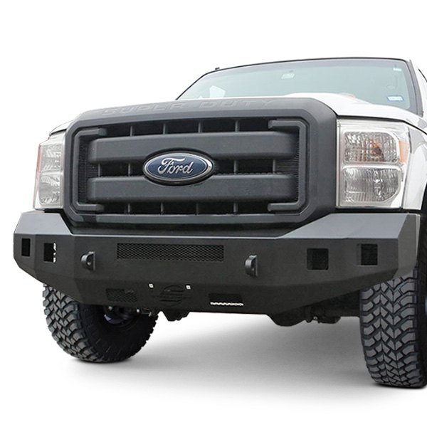 STC71-11370 Fortis Full Width Textured Black Front HD Bumper for 2011-2016 Ford F250 & F350