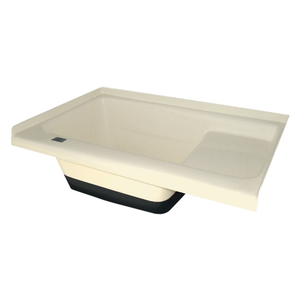 Icon Technologies Tub, TU500 LH-PW, Assembly in White | ABS Plastic | Camping World