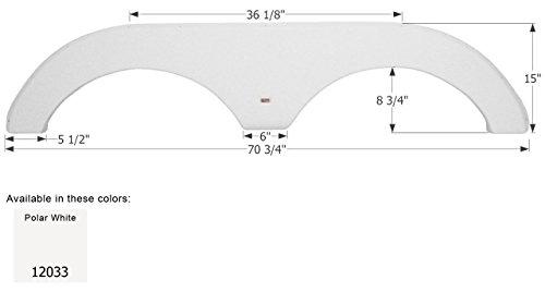 Fender Skirt Tandem Forest River FS2033, Polar White