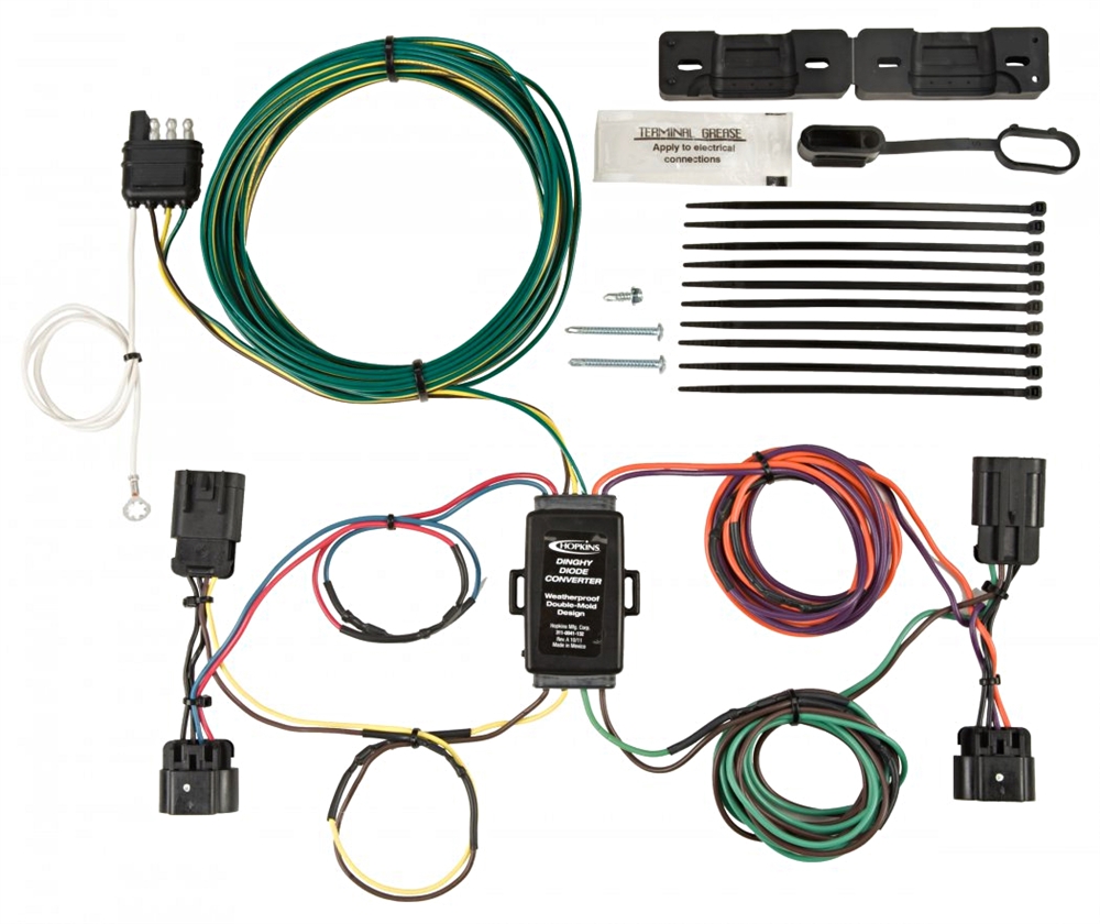 Tail Light Wiring Kit Towed Vehicles for 2010-2016 GMC Terrain