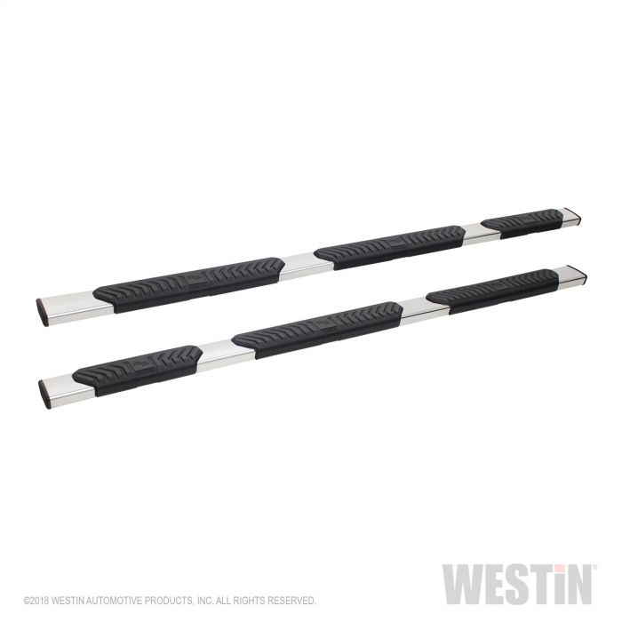 6.4 ft. Bed R5 M-Series Wheel-to-Wheel Nerf Step Bars for 2019-Current Ram 1500 Crew Cab, Polished