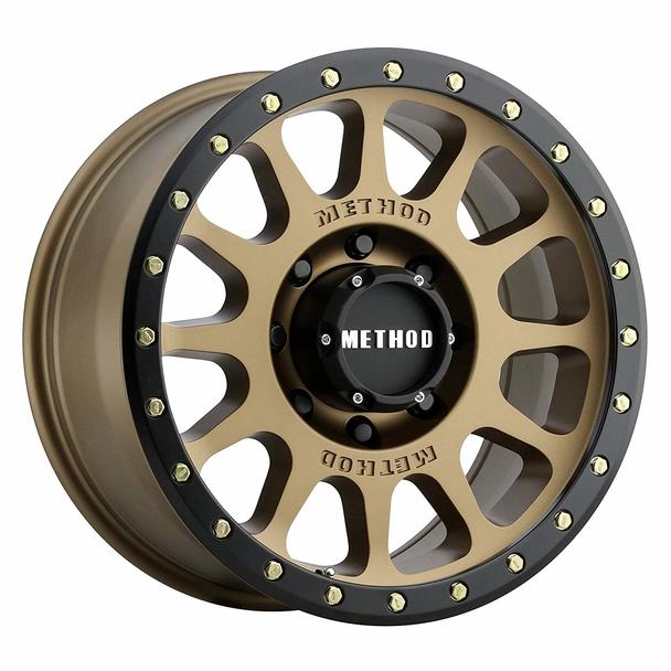 MRWMR30589080918H 18 x 9 in. NV HD Method Bronze & Black Street Loc Wheel, 8 x 6.5 in. Bolt Pattern