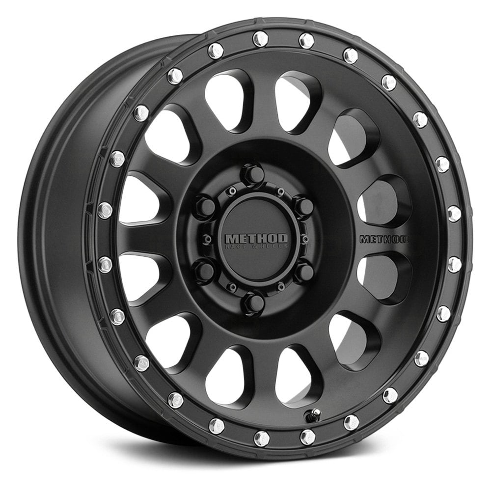 16 x 8 in. Matte Black Wheel, 0 mm Offset - MR315