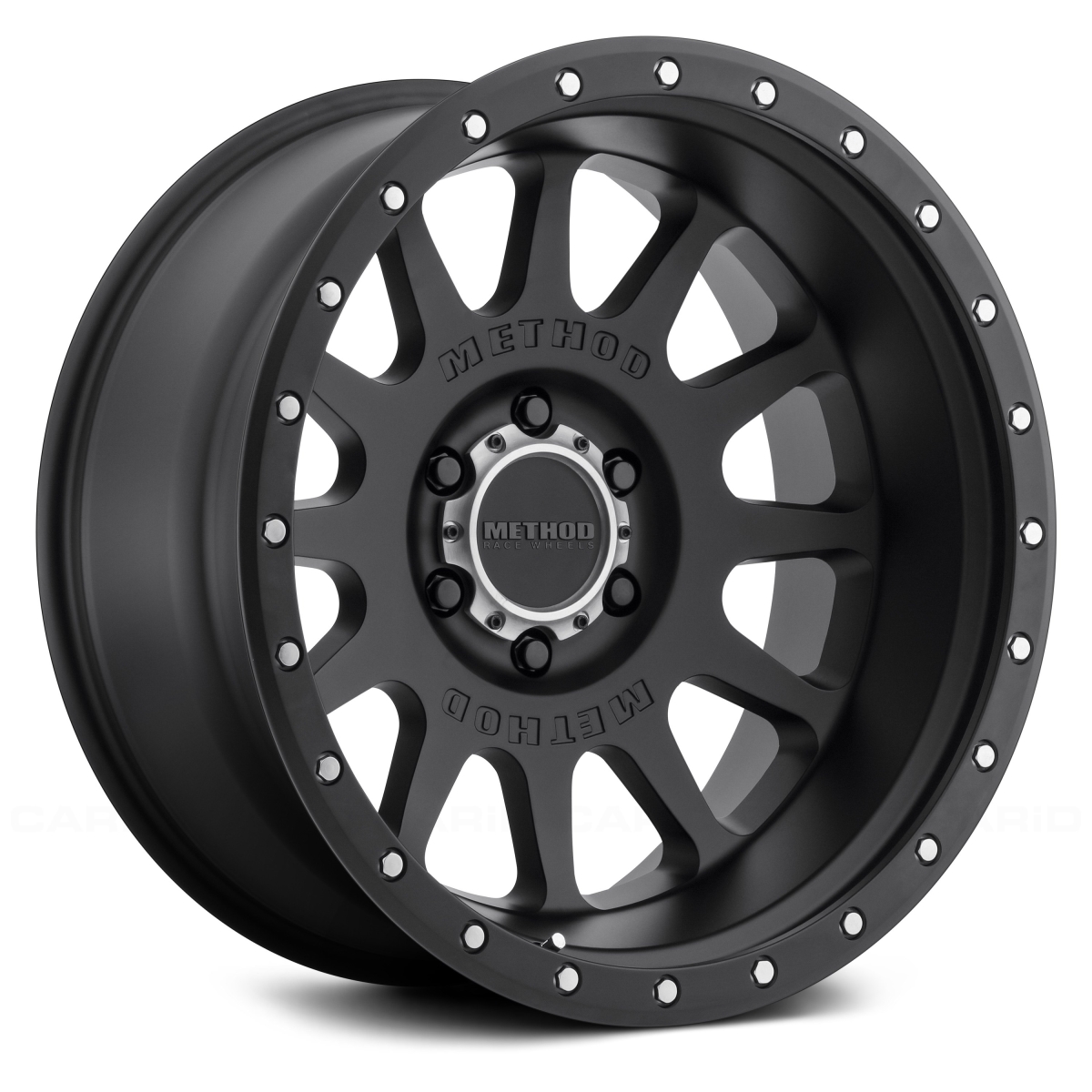 20 x 9 in. NV Matte Black Wheel, -12 mm Offset