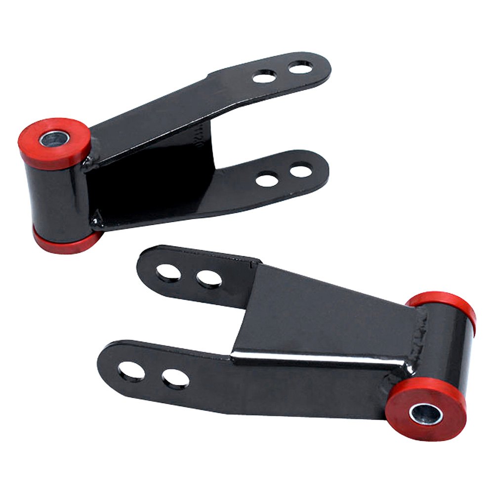 Rear Lowering Leaf Spring Shackles - 2 in.