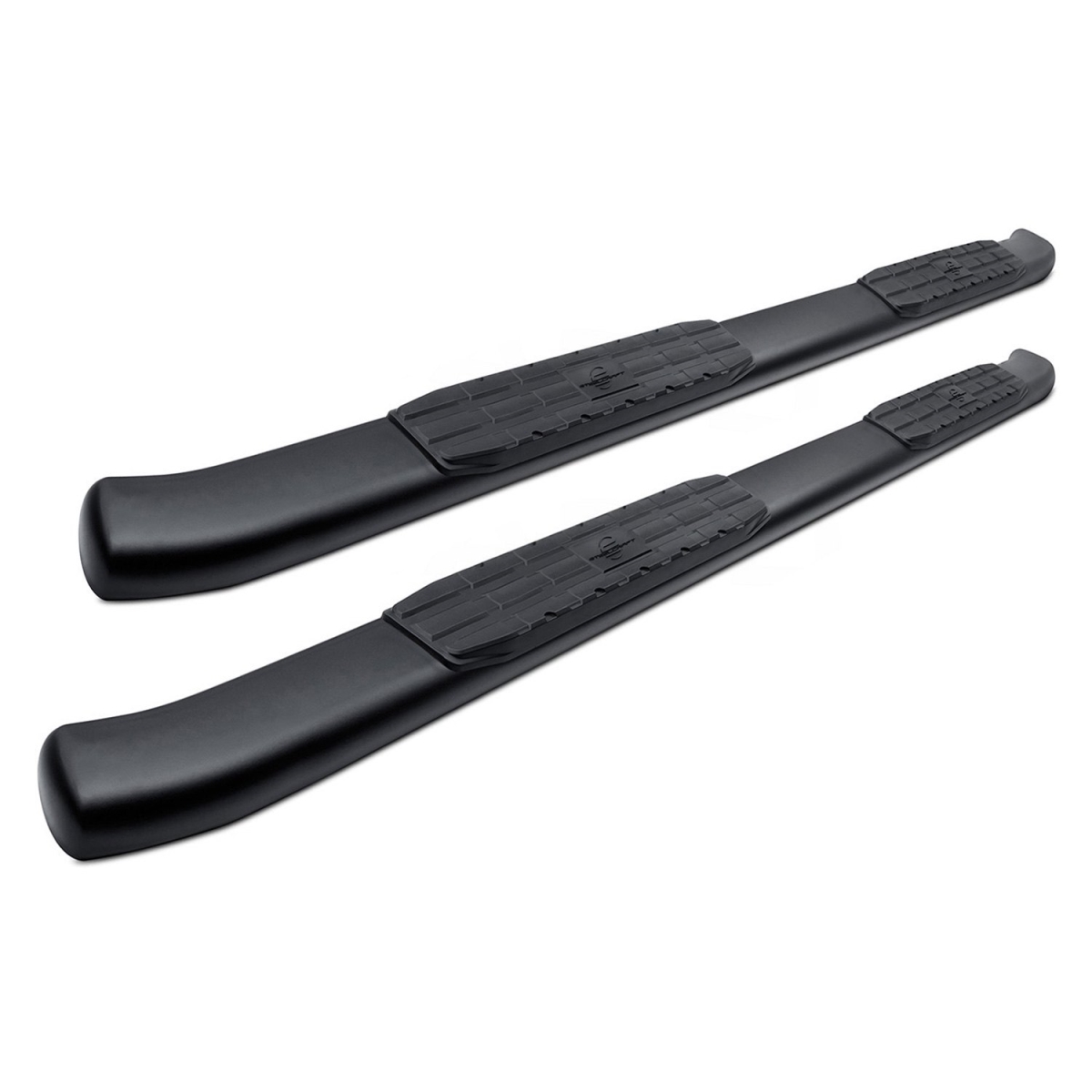 STC40-02240 Extended & Double Cab 4X Series Sidebars Textured Nerf Bars for 2007-2018 Silverado Sierra, Black