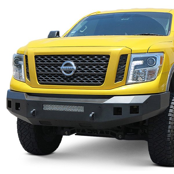 STC71-14080 16-C Fortis Full Width Textured Front HD Bumper, Black