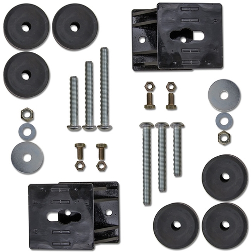 JL & Jlu Adjustable Rear Bump Stop Kit - 1-4 in.