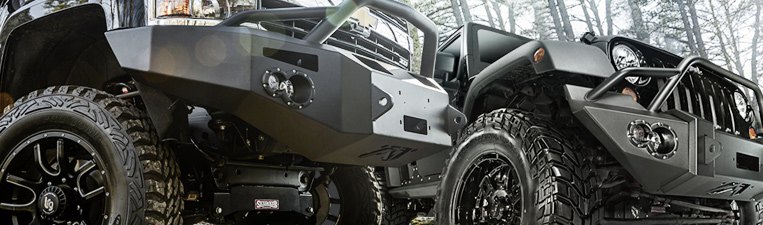 FFBCH15-X2752-1 15-C Silverado 2500 & 3500 Matrix Full Width Black Powder Coat Front Winch HD Bumper with Pre-Runner Guard