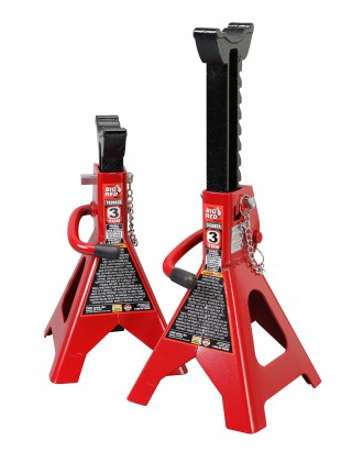 Double Locking Steel Jack Stands - 3 Ton Capacity