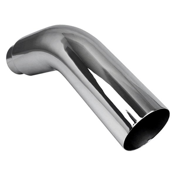 Diesel Series Elbow Turndown Exhaust Stack, Chrome - 4 x 5 x 23 in.