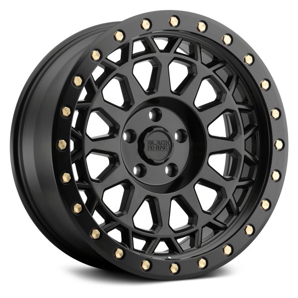 Primm Brass Bolt Pattern, Matte Black - 17 x 9 x 5 x 127 in. & 71.6 mm