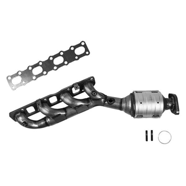 APE641353 Stainless Steel Direct Fit Exhaust Manifold with Integrated Catalytic Converter -  AP EXHAUST PRODUCTS