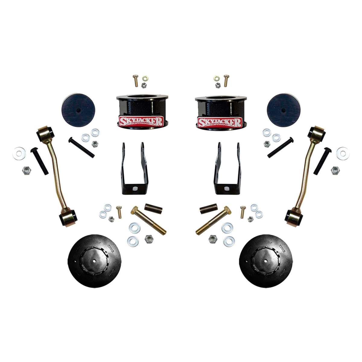 SKYG250MSB Front & Rear Coil Spacer Lift Kit - 2.5 x 1 in.