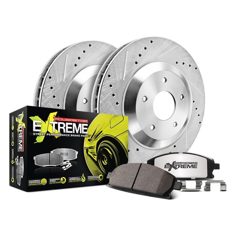 Street Warrior Z26 Drilled & Slotted Front Brake Kit