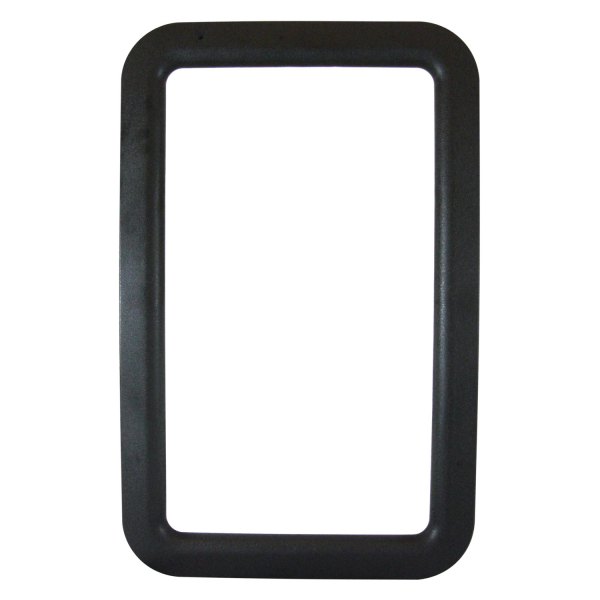 Exterior Entrance Door Window Frame, Black