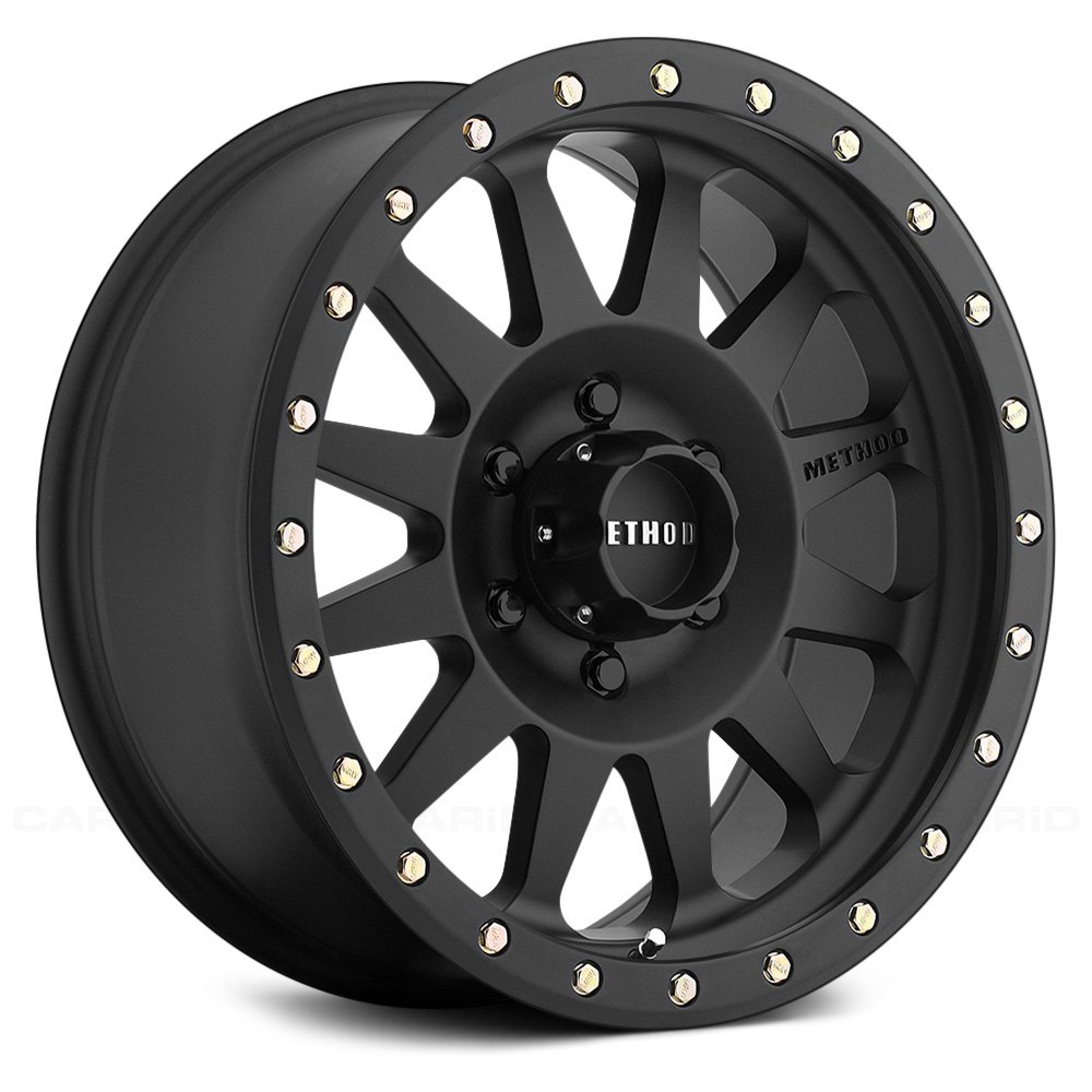 Double Standard Matte Bolt Pattern, Black - 17 x 8.5 x 8 x 165.1 in. & 131 mm