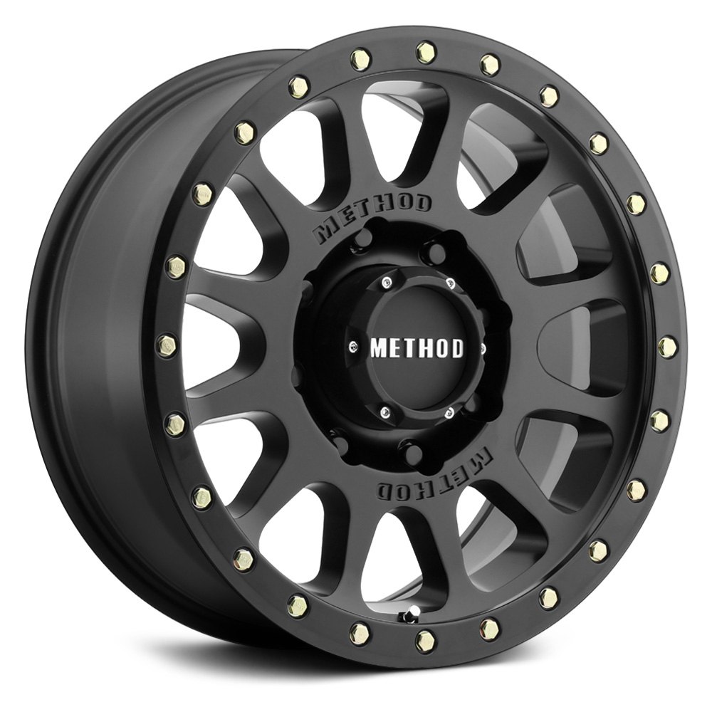 NV HD Matte Bolt Pattern, Black - 17 x 8.5 x 8 x 180 & 130.81 mm