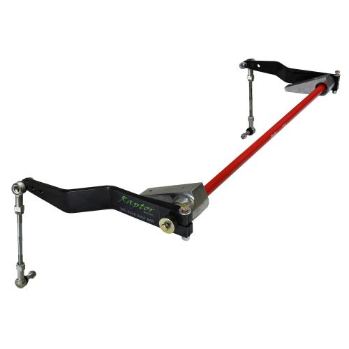 RSO170107-405400 Front Sway Bar Kit with Adjustable Link for 2007-2018 Jeep JK - 0.4 in.