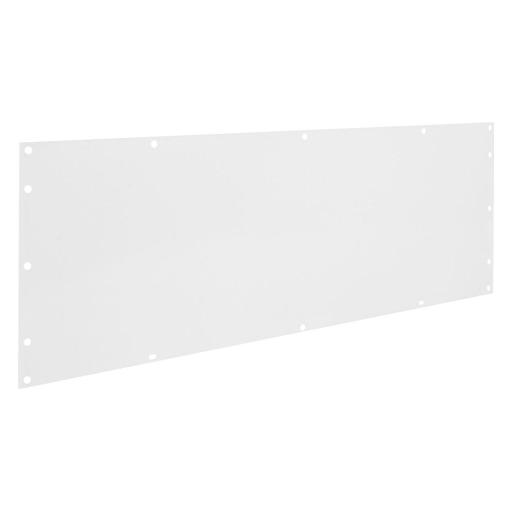 Weather Guard 14.5 Inch Tall White Accessory Back Panel for 36 Inch Shelf Unit - 9603-3-01