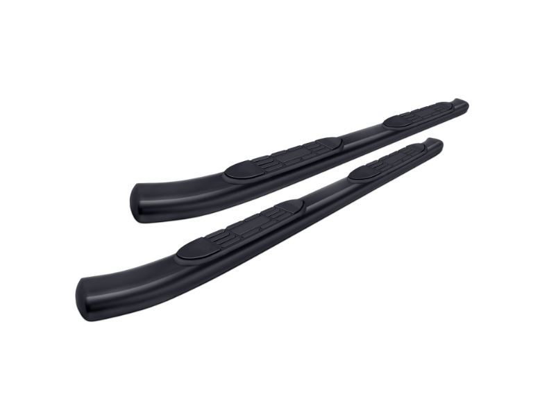 RHI10480T Universal 4-80 in. Long Textured Black Side Bars Sidestep Sidesteps for 2015-2020 Ford F-150