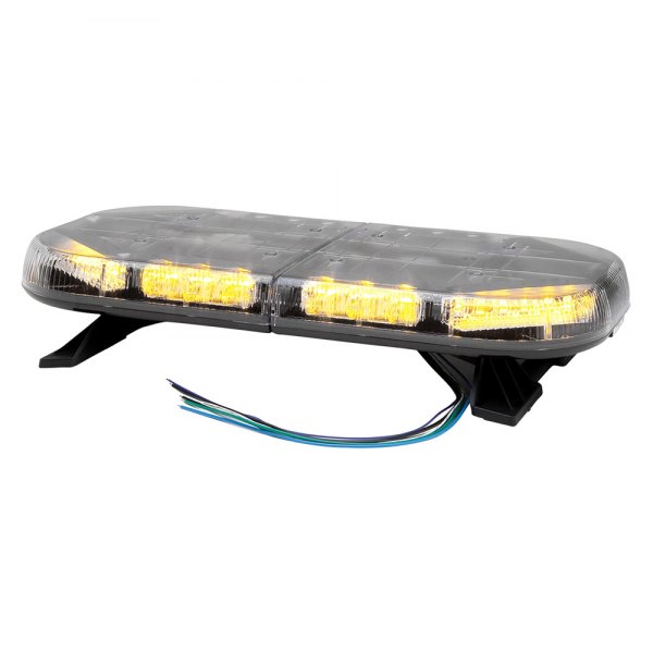 WHEMJEP1A Mini Justice Super-LED Permanent Amber Lightbar