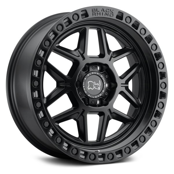 BRW1790KLS-85127M71 Kelso 17 x 9.0 in. 5 x 127 Bolt Pattern -18 Offset 71.6 mm Hub Matte Blackk with Black Bolts