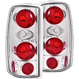 2000 - 2006 Suburban Tahoe Yukon Denali Xl Tail Lights Chrome - Red & White