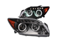 121119 2005 - 2010 Scion Tc Headlights Projector with Halo Ccfl Black