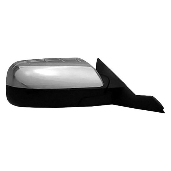 Right Hand Power Heated with Chrome Cover Door Mirror with Power Foldaway with Memory for 2008-2009 Taurus & Sable, Textured Black