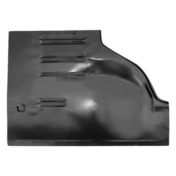 Rear Passenger Side Floor Pan Patch - Black - 1 Piece - OEM Quality
