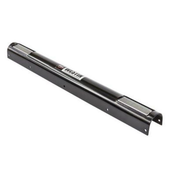 331 in. Federal Signal Micropulse Light 4 Hole Elite Push Bumper Light Channel, Black