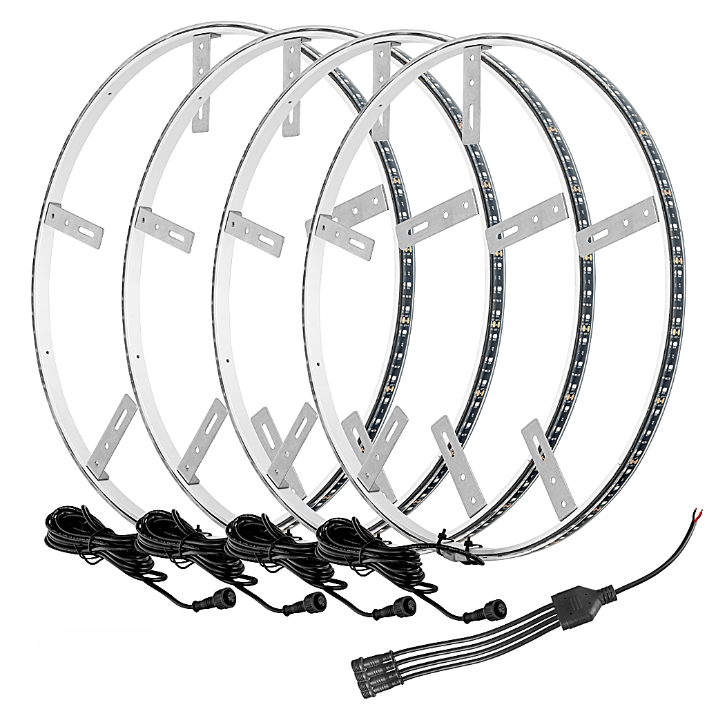 Oracle Lighting LED Illuminated Wheel Rings ColorSHIFT® 15" (4210-334)