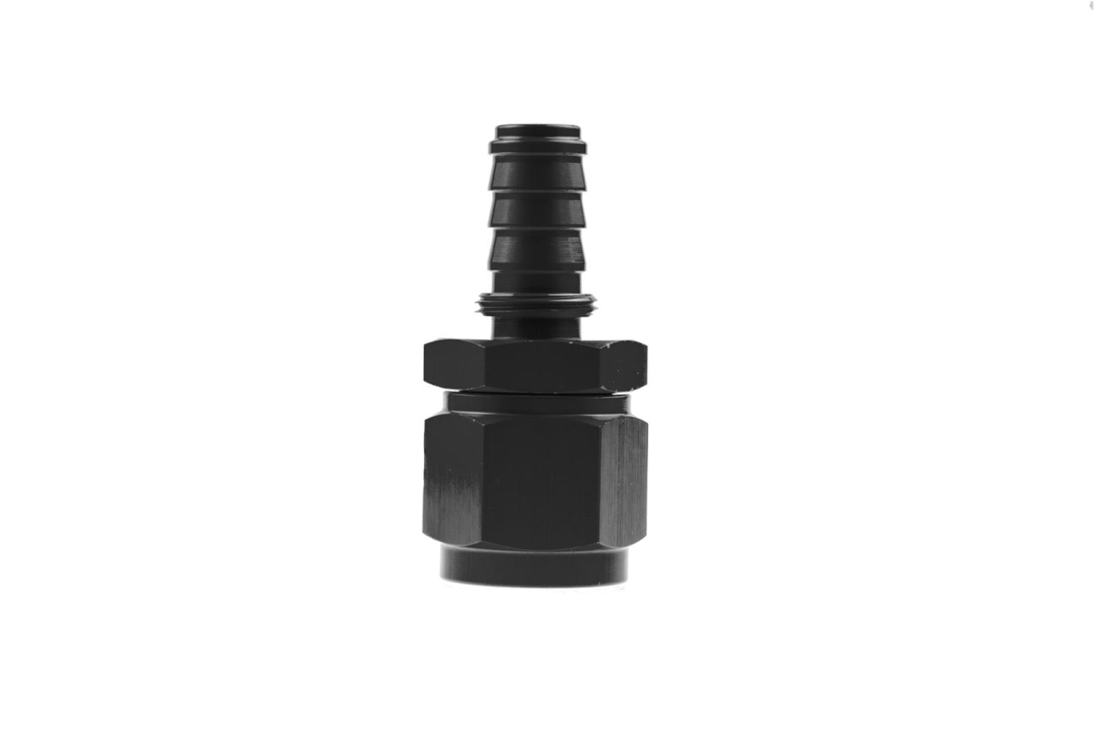 RHP7000-10-2 10 AN Straight Crimp Style Hose Ends, Black