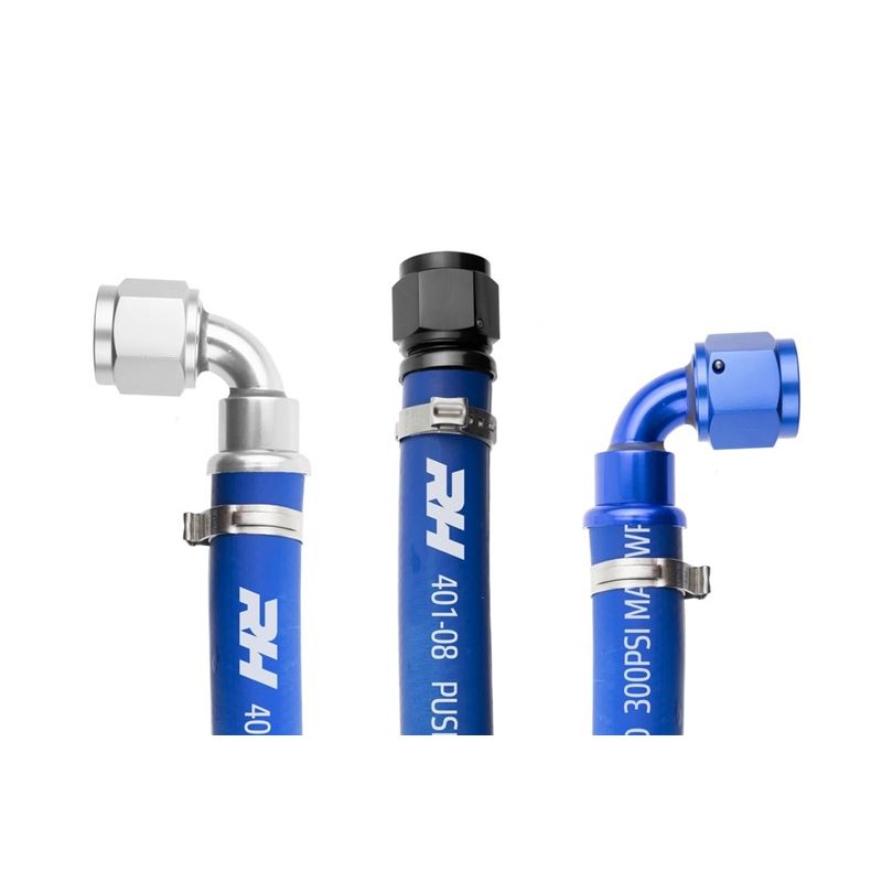 6AN 401 Series Blue Push Lock Hose, 20 ft.